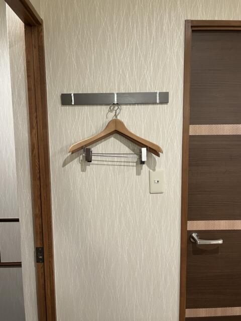 ホテルLALA33(豊島区/ラブホテル)の写真『302号室　壁掛けハンガー』by ターボー⤴️