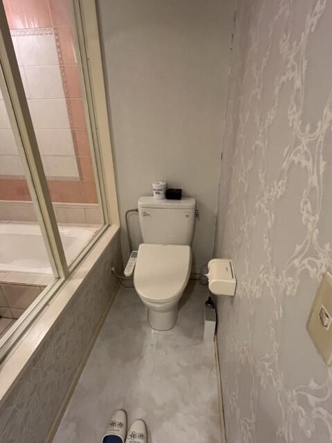 FASHION 2001 HOTEL(横浜市南区/ラブホテル)の写真『603号室　浴室横にあるトイレ』by ターボー⤴️