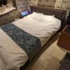 オリオン(立川市/ラブホテル)の写真『102号室、ベッド』by 爽やかエロリーマン