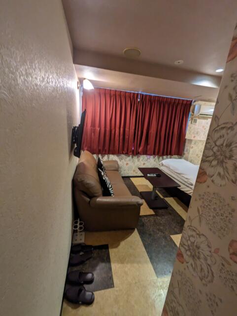 HOTEL Fine(ファイン)(新宿区/ラブホテル)の写真『201号室 入口から室内』by umesan