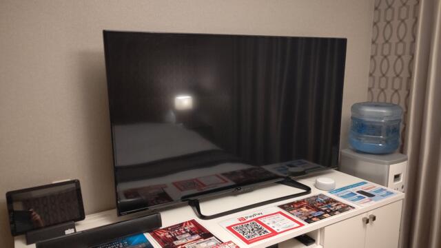 HOTEL LUNA MODERN 桜ノ宮(大阪市/ラブホテル)の写真『210号室、液晶テレビ』by Sparkle