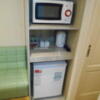 ホテルシティ(立川市/ラブホテル)の写真『306号室、電子レンジと冷蔵庫など』by もんが～
