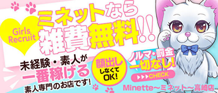 Minette ～ミネット～ 高崎店(高収入バイト)（高崎発・近郊/デリヘル）
