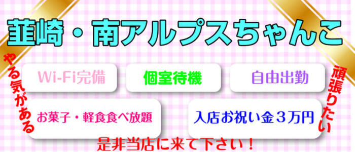 山梨韮崎・南アルプスちゃんこ(高収入バイト)(韮崎発・近郊/ぽっちゃりデリヘル)