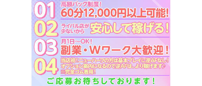 特徴 - フレッシュハニー(高収入バイト)（大宮発・近郊/ニューハーフデリヘル）