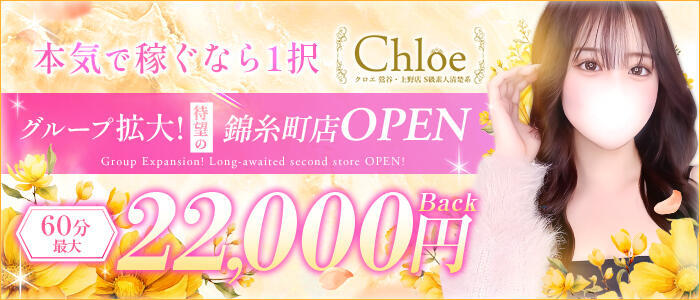 Chloe錦糸町店 S級素人清楚系デリヘル(高収入バイト)(錦糸町発・近郊/デリヘル)