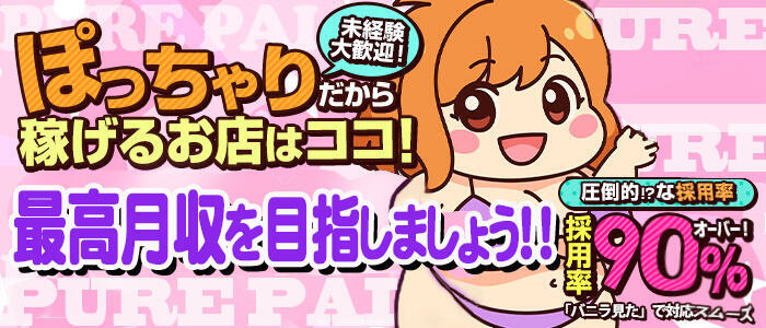 ぴゅあぱい松戸♡ぽちゃかわ巨乳専門(高収入バイト)(松戸発・近郊/ぽっちゃりデリヘル)