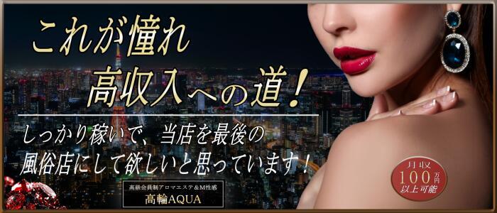 高輪AQUA(高収入バイト)（五反田発・23区/高級会員制アロマエステ＆M性感）