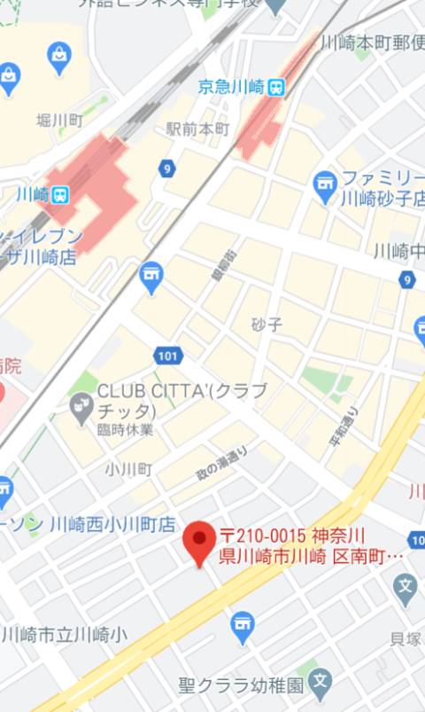 マップ｜無敵～MUTEKI～（高級ソープランド/川崎南町）