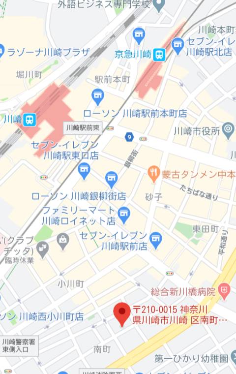 マップ｜G-Style（ソープランド/川崎南町）