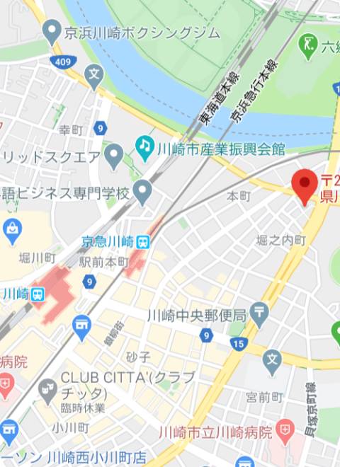 マップ｜グランローズ（ソープランド/川崎堀之内）