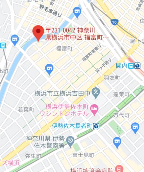 マップ2｜ベイキュート（ソープランド/横浜福富町）