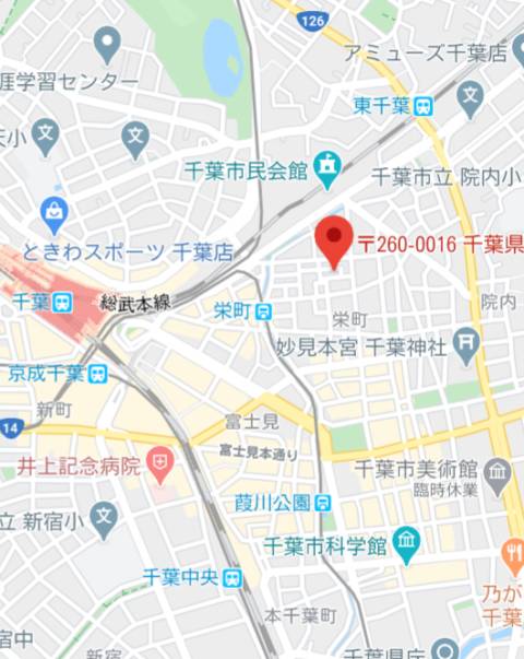 マップ｜ZERO（ソープランド/千葉栄町）