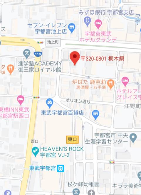 マップ｜MIKADO（ソープランド/宇都宮）