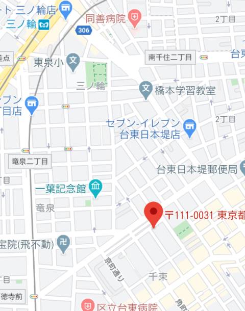 マップ｜ハピネス東京 吉原店（ソープランド/吉原）