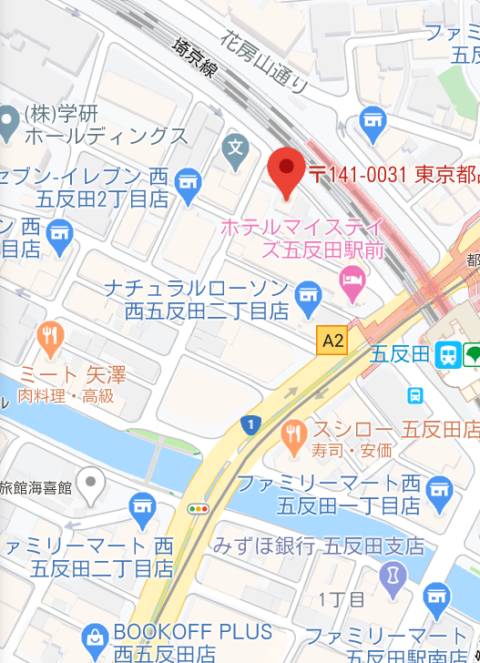 マップ｜ハピネス東京（ソープランド/五反田）