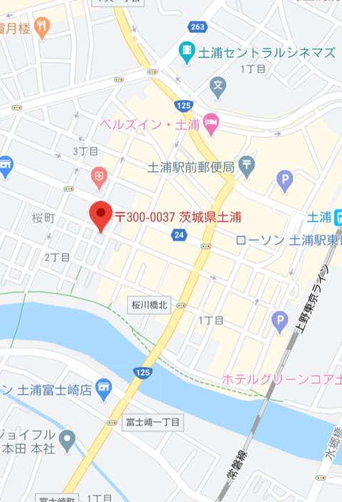 マップ｜木馬館（ソープランド/土浦市桜町）