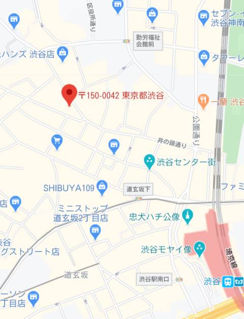 マップ｜渋谷角海老（ソープランド/渋谷）