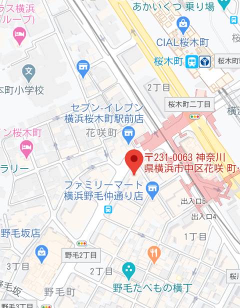 マップ｜萌えコス（ソープランド/横浜花咲町）