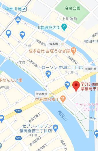 マップ｜今ドキ マットMAX（ソープランド/中洲）