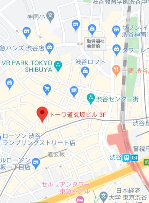 マップ｜道玄坂クリスタル（ファッションヘルス/渋谷）