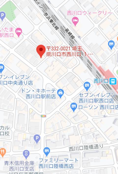 マップ｜西川口ビデオdeはんど（店舗型ビデオBOX風手コキ店/西川口）