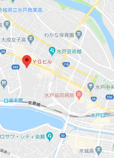 マップ｜ぼいんWORK（ファッションヘルス/水戸市天王町）