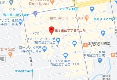 マップ｜Lesson.1 札幌校（学園イメクラ/すすきの）
