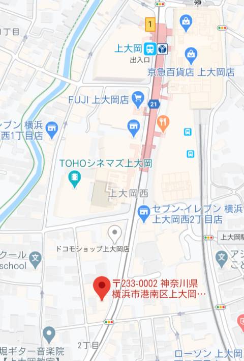 マップ｜上大岡エンジェルハンド（店舗型オナクラ/上大岡）