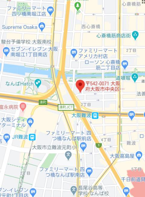 マップ｜リッチドールなんば店（ファッションヘルス/難波）