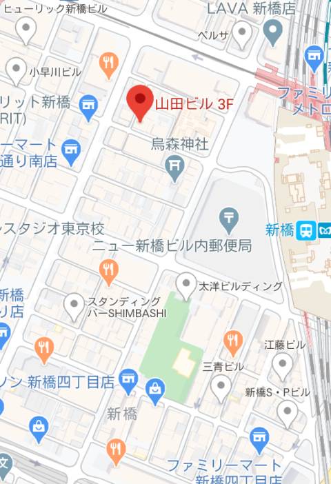 マップ｜新橋平成女学園（店舗型学園ヘルス/新橋）