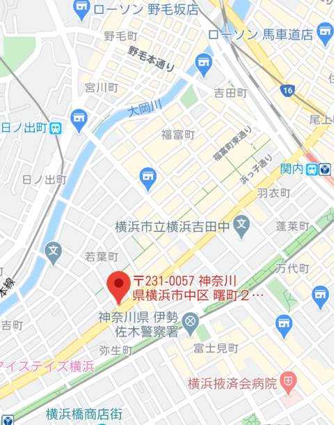 マップ｜ハマヘル同好会（横浜ハレ系）（店舗型学園イメクラ/横浜曙町）