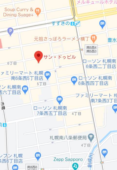 マップ｜快楽堂（店舗型エステ/すすきの）