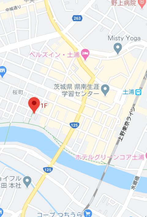 マップ｜YESグループ TSUBAKI FIRST（ファッションヘルス/土浦市桜町）