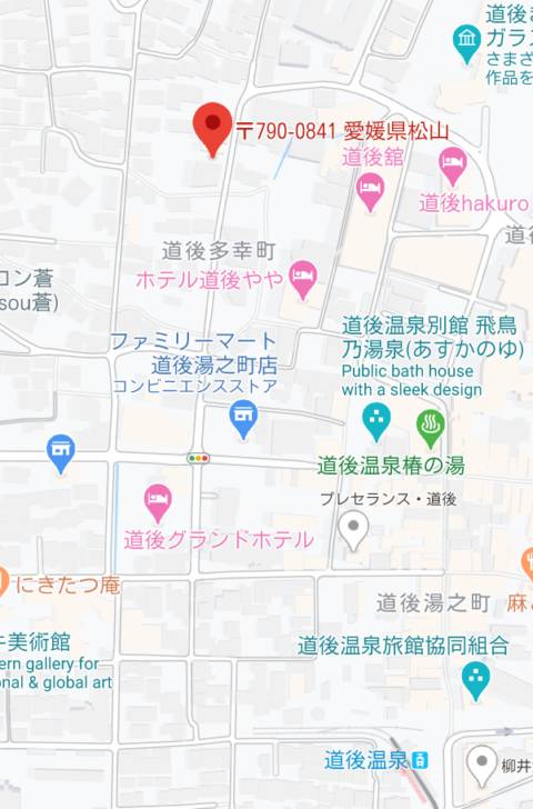 マップ｜ライン（LINE）松山店（ファッションヘルス/道後）