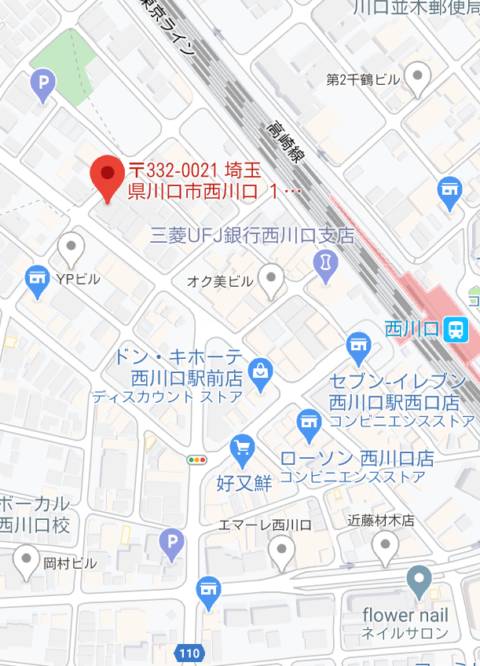 マップ｜アラフォーna奥様（埼玉ハレ系）（ファッションヘルス/西川口）