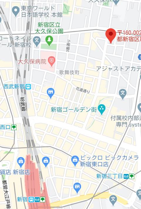 マップ｜Club 妻（セクキャバ/新宿歌舞伎町）