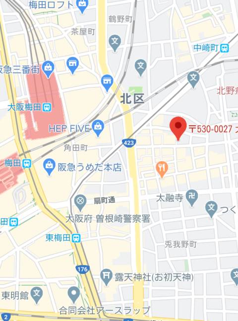 マップ｜ロイヤルBOX（セクキャバ/梅田）