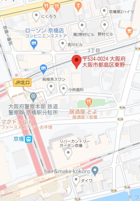 マップ｜CLUBドレミ（2ショットキャバクラ/京橋）