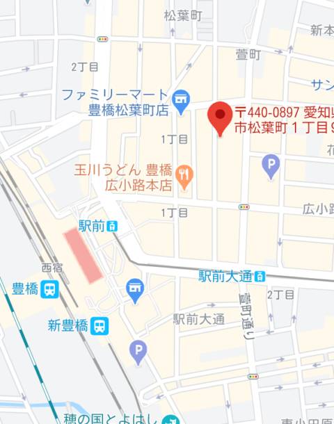 マップ｜club TIARA（セクキャバ/豊橋）