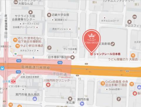 マップ｜誘惑するOL社員たち（ホテヘル/日本橋）
