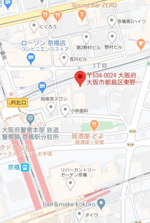 マップ｜クレイジーホース（ツーショットキャバクラ/京橋）