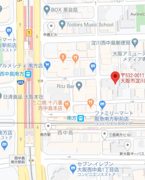 マップ｜NEW パイの実 西中島本店（セクキャバ/西中島）