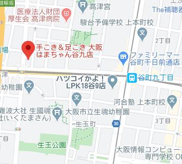 マップ｜大阪はまちゃん 谷九店（受付型オナクラ/谷九）