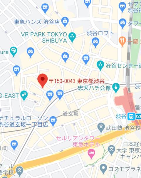 マップ｜キティーズテラス渋谷店（オナクラ/渋谷）