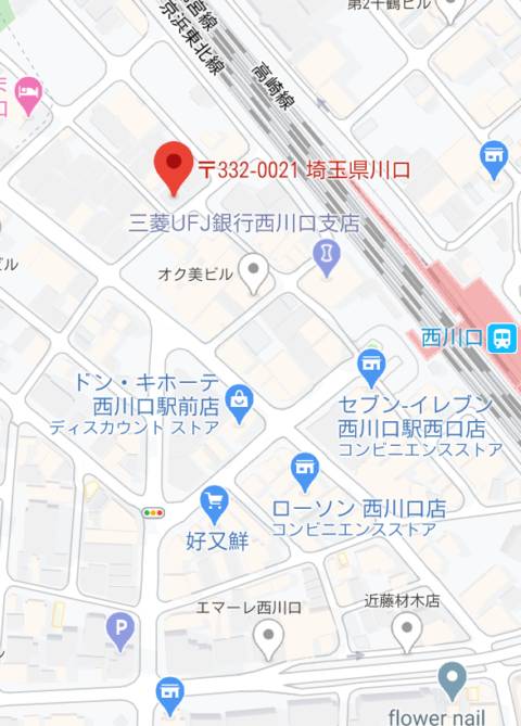 マップ｜西川口ハートショコラ（オナクラ/西川口）