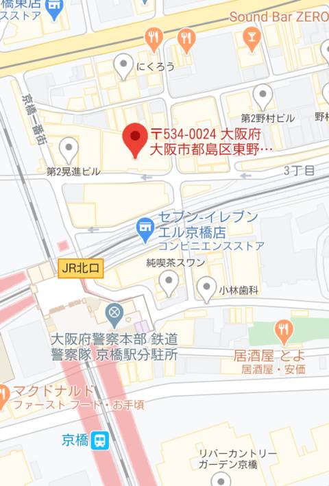 マップ｜快楽玉乱堂（完全個室性感エステ/京橋）