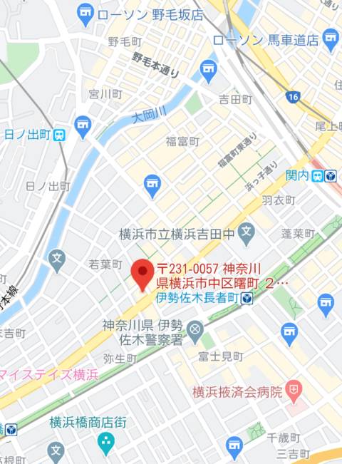 マップ｜横浜平成女学園（学園系制服ヘルス/横浜曙町）