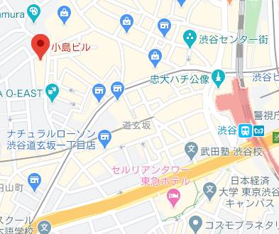 マップ（受付所）｜渋谷FACE（ホテヘル＆デリヘル/渋谷}）