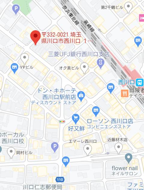 マップ｜メイドin西川口（埼玉ハレ系）（メイド系ヘルス/西川口）